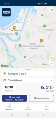 TrønderTaxi android App screenshot 3